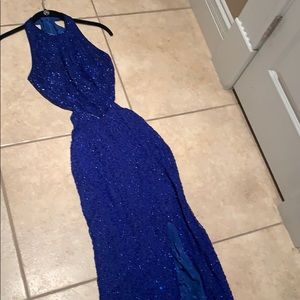 Beautiful gown floor length with slit